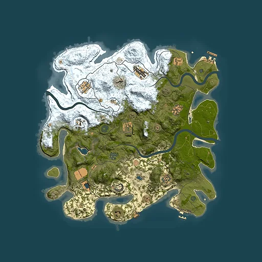 Rust map seed 157541924, 4000x4000m top-down preview