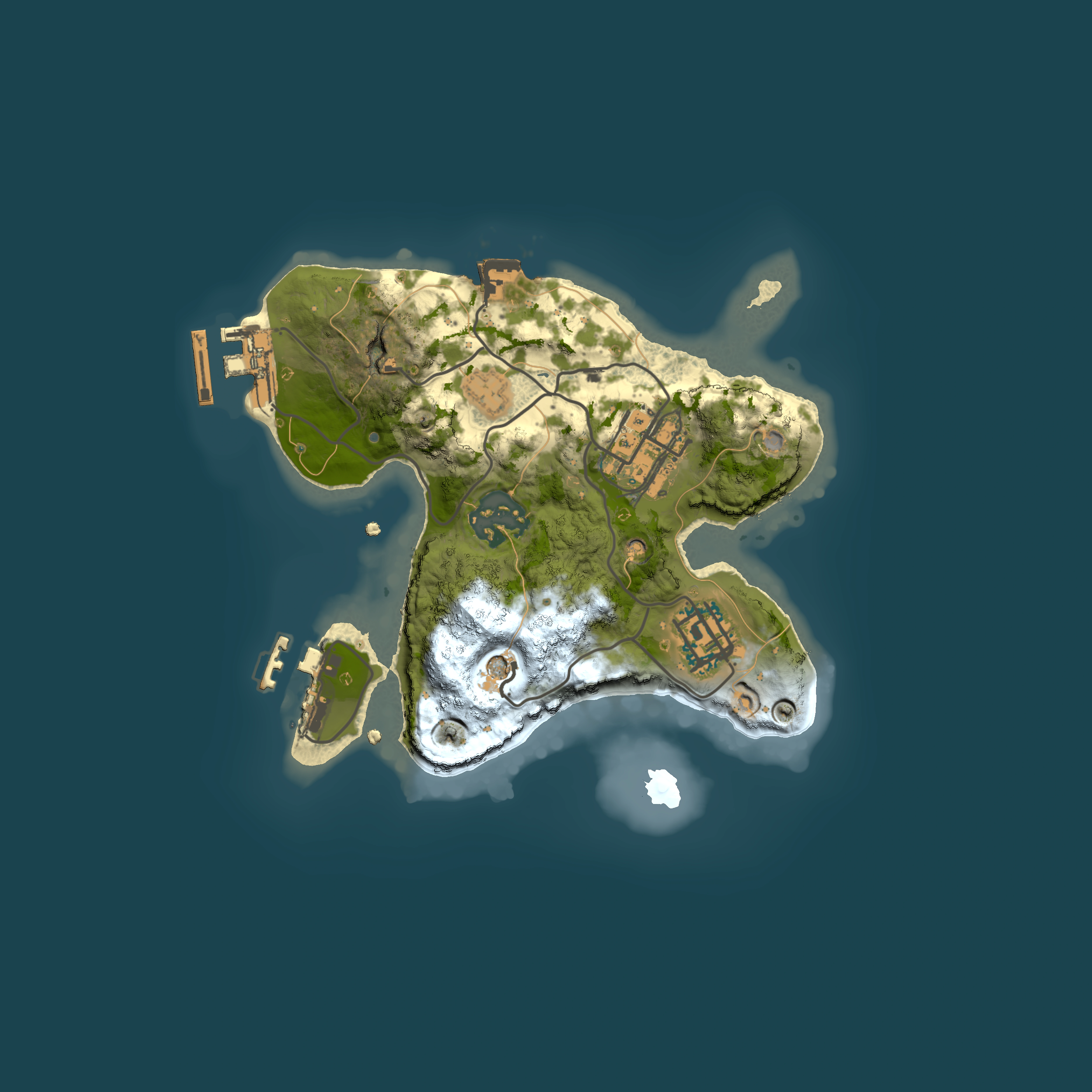 Full top-down render of Rust map seed 892463083, 2000x2000m