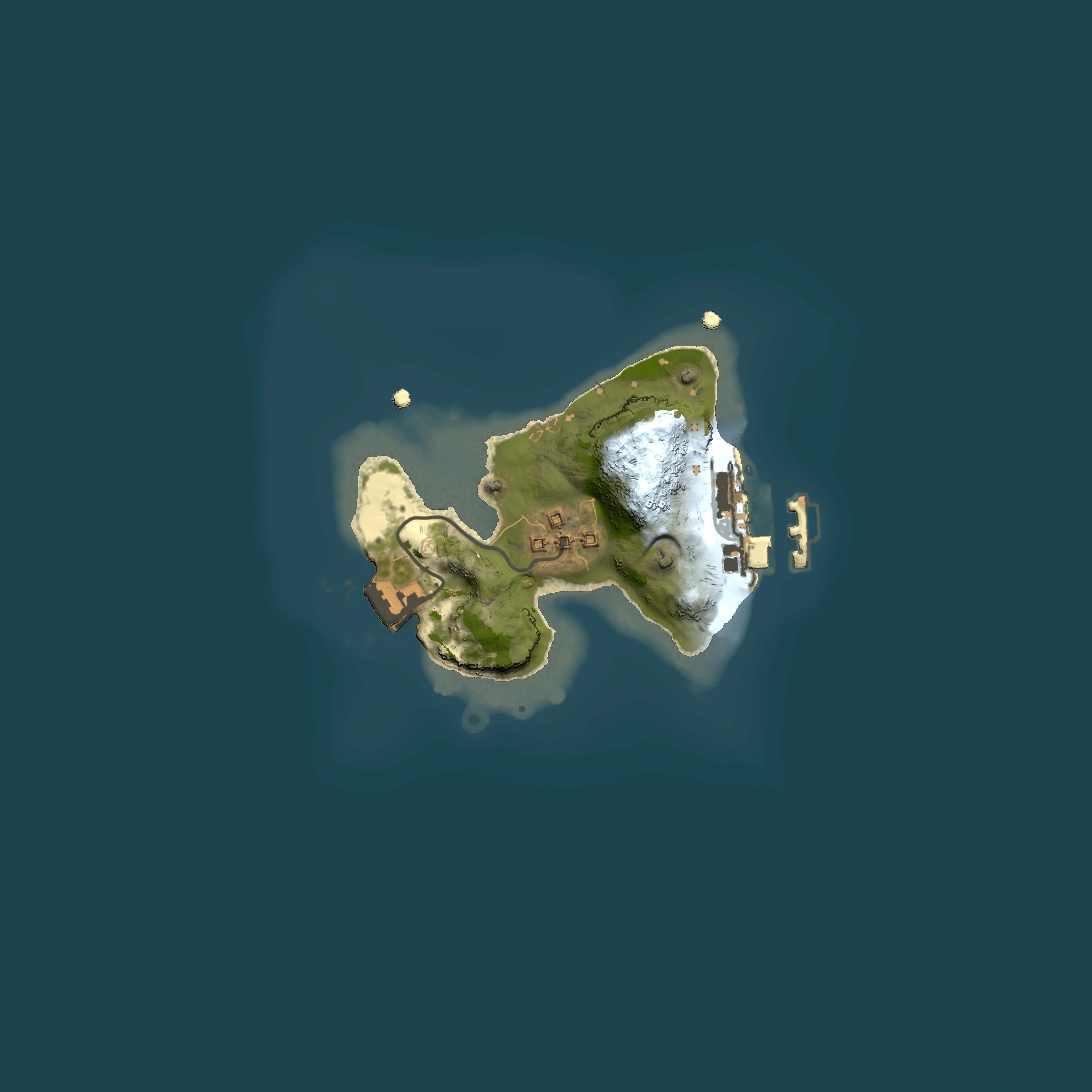 Full top-down render of Rust map seed 1449324916, 1500x1500m