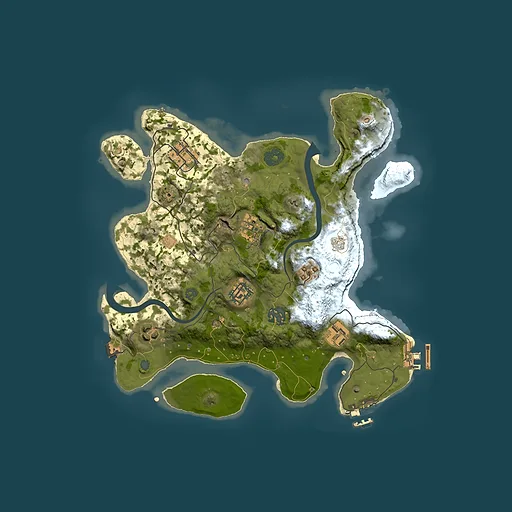 Rust map seed 635813779, 3000x3000m top-down preview