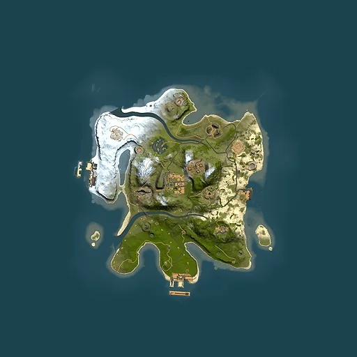 Rust map seed 1925417793, 2500x2500m top-down preview