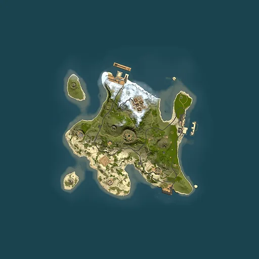 Rust map seed 921493878, 2000x2000m top-down preview