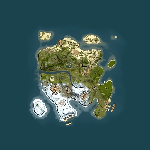 Rust map seed 630939360, 2500x2500m top-down preview