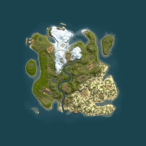 Rust map seed 1646245979, 3000x3000m top-down preview