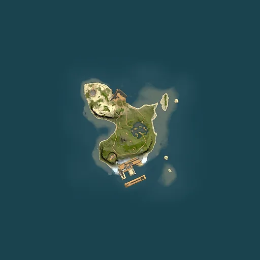 Rust map seed 1505391921, 1500x1500m top-down preview