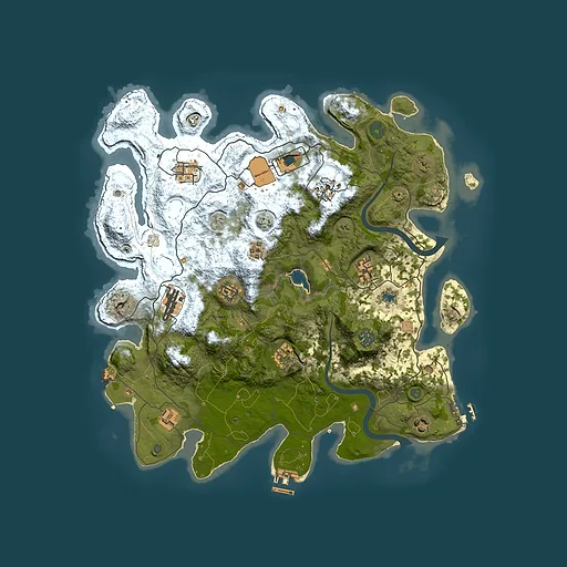 Rust map seed 1535858885, 4000x4000m top-down preview