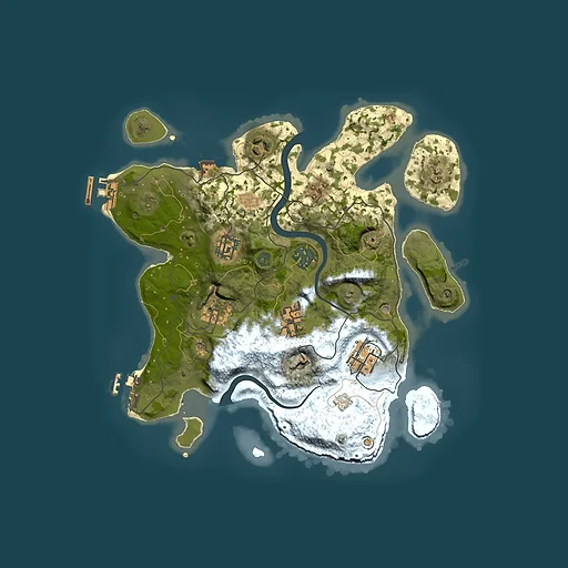 Rust map seed 1312479790, 3000x3000m top-down preview