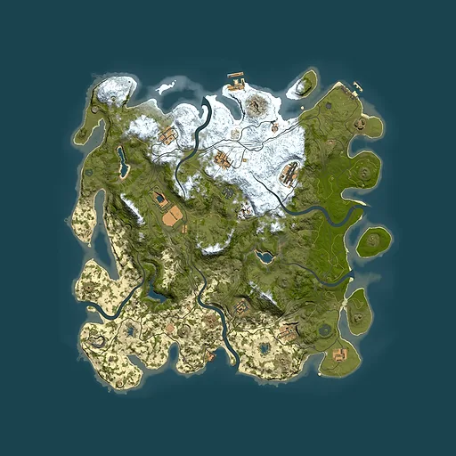 Rust map seed 1735119404, 4500x4500m top-down preview