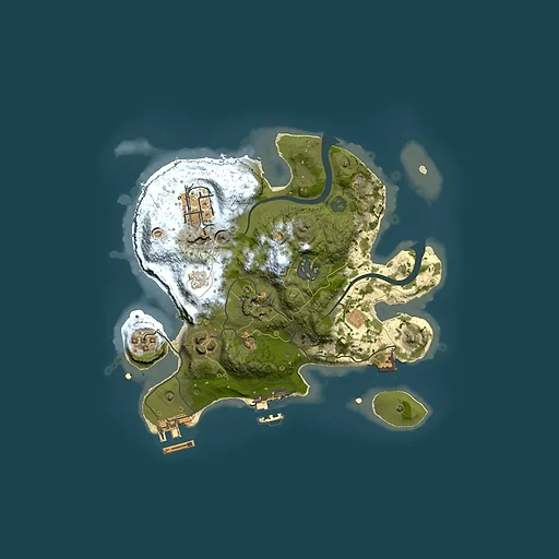 Rust map seed 872198624, 2500x2500m top-down preview