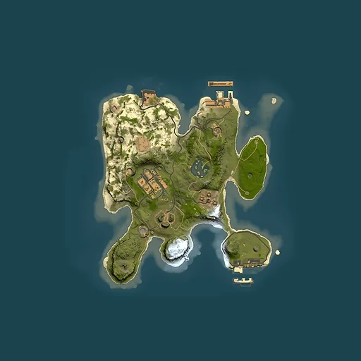 Rust map seed 929306448, 2000x2000m top-down preview