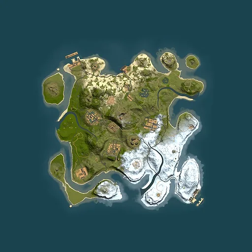 Rust map seed 680112495, 3000x3000m top-down preview