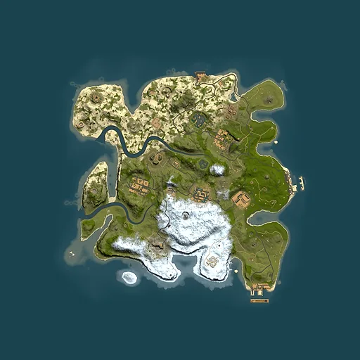 Rust map seed 1860907752, 3000x3000m top-down preview
