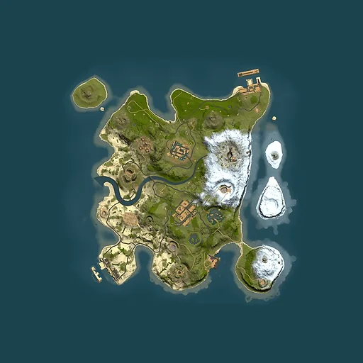 Rust map seed 692889181, 2500x2500m top-down preview