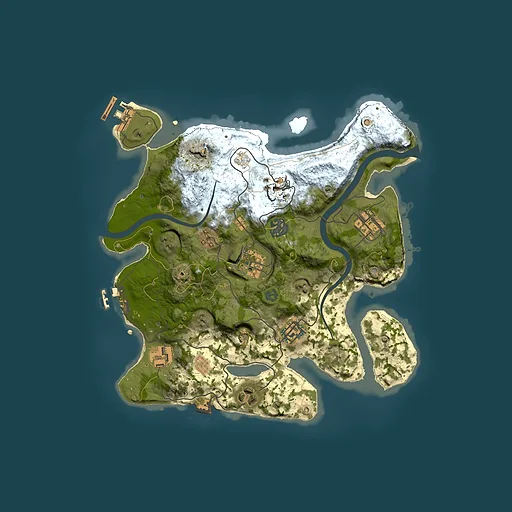 Rust map seed 1255473765, 3000x3000m top-down preview