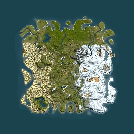 Rust map seed 1781312337, 5000x5000m top-down preview