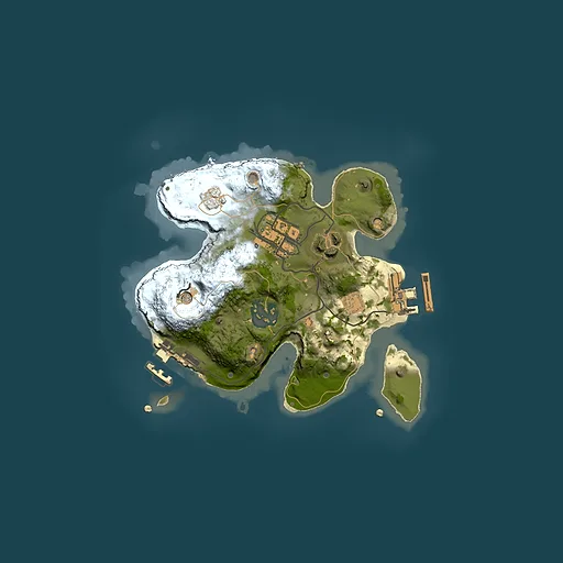 Rust map seed 138835806, 2000x2000m top-down preview