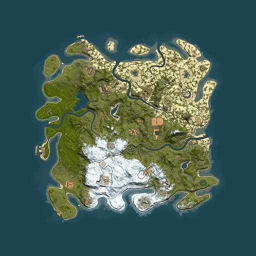 Rust map seed 1970006621, 4500x4500m top-down preview