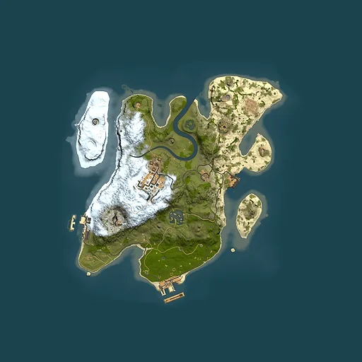 Rust map seed 1777149105, 2500x2500m top-down preview