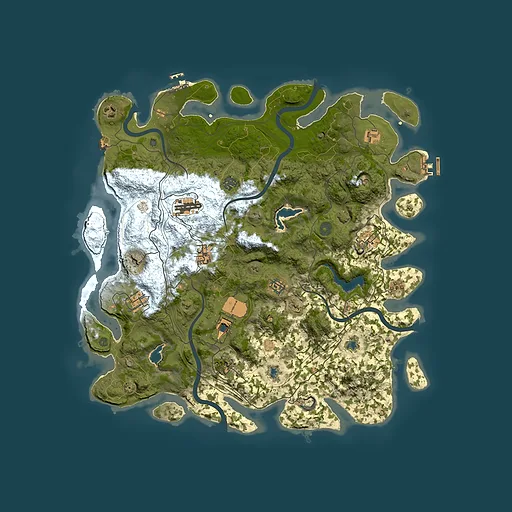Rust map seed 1550737970, 4500x4500m top-down preview
