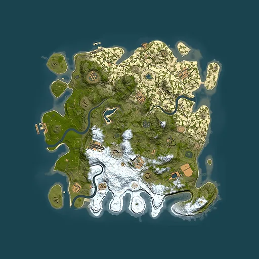 Rust map seed 367151995, 4000x4000m top-down preview