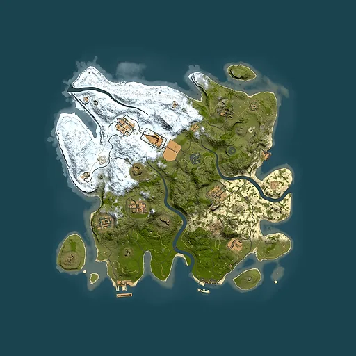 Rust map seed 1481351791, 3500x3500m top-down preview