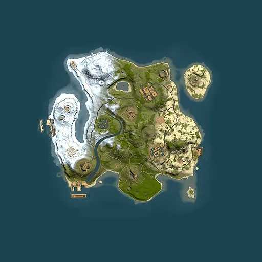 Rust map seed 1205417612, 2500x2500m top-down preview
