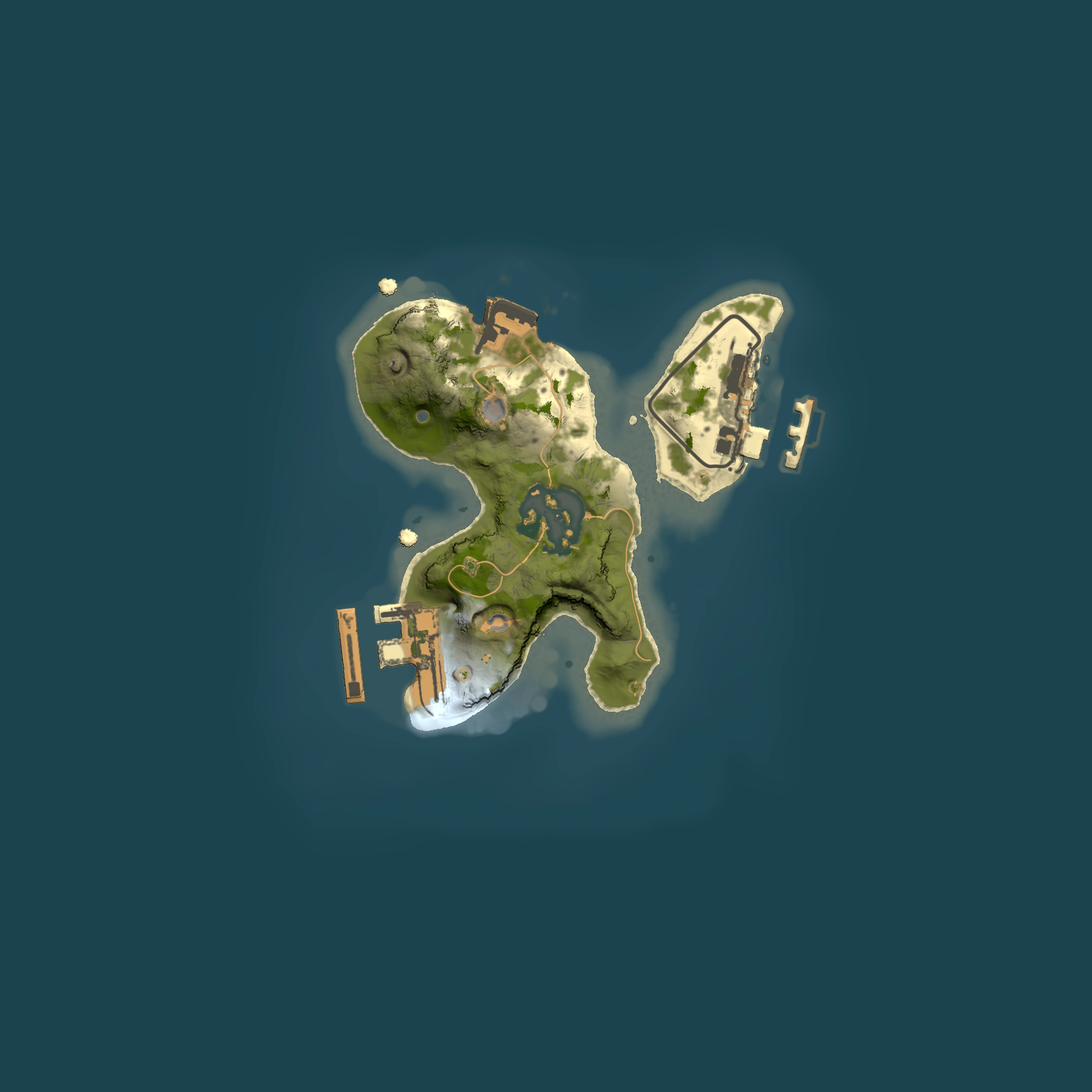 Full top-down render of Rust map seed 671337220, 1500x1500m
