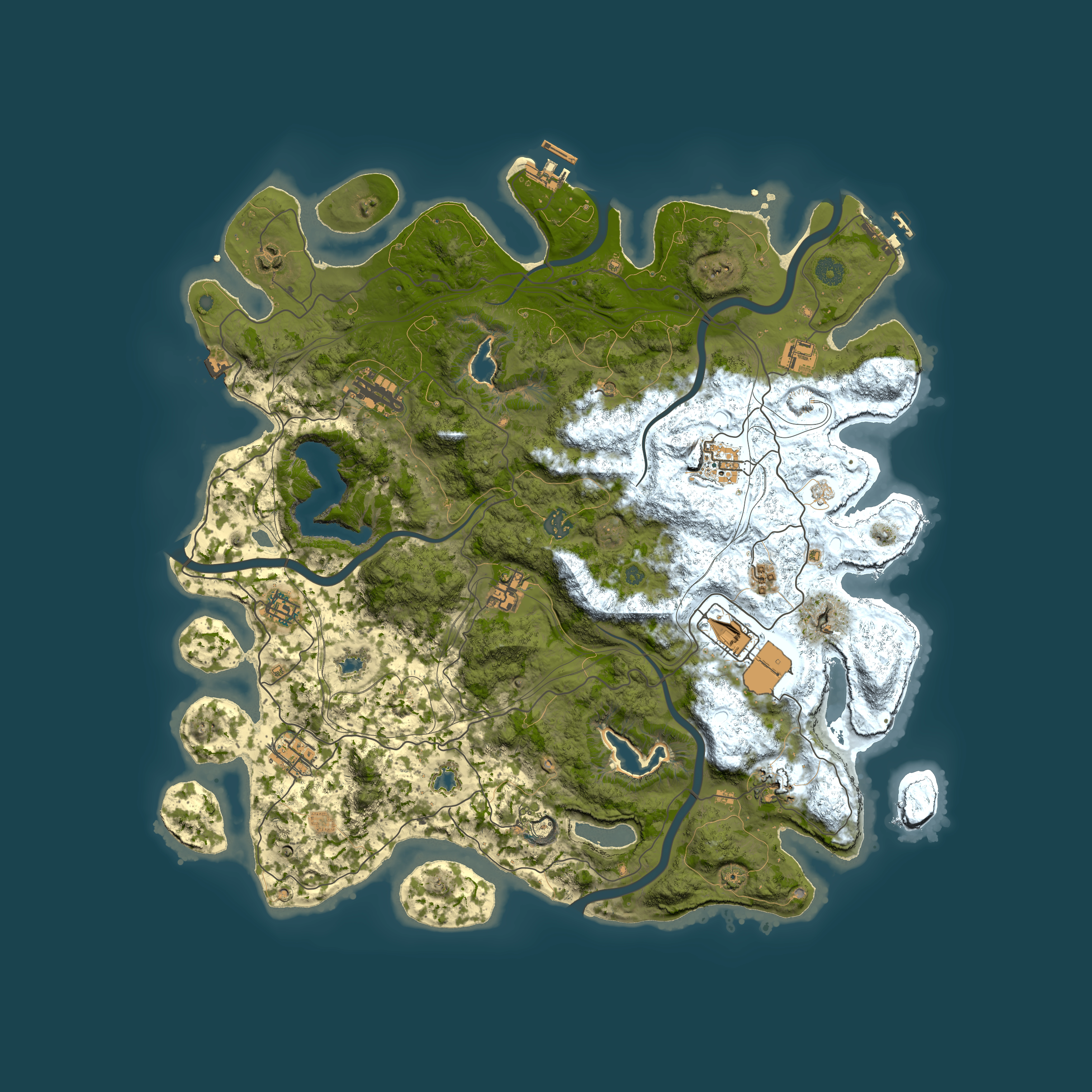 Full top-down render of Rust map seed 649652017, 4500x4500m