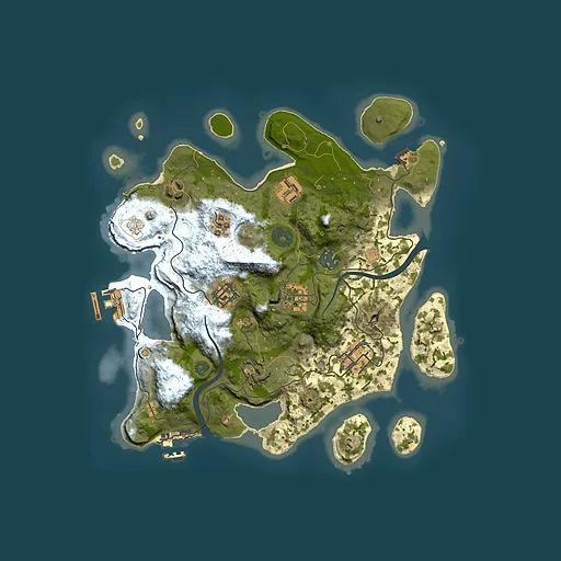 Rust map seed 1807053132, 3000x3000m top-down preview