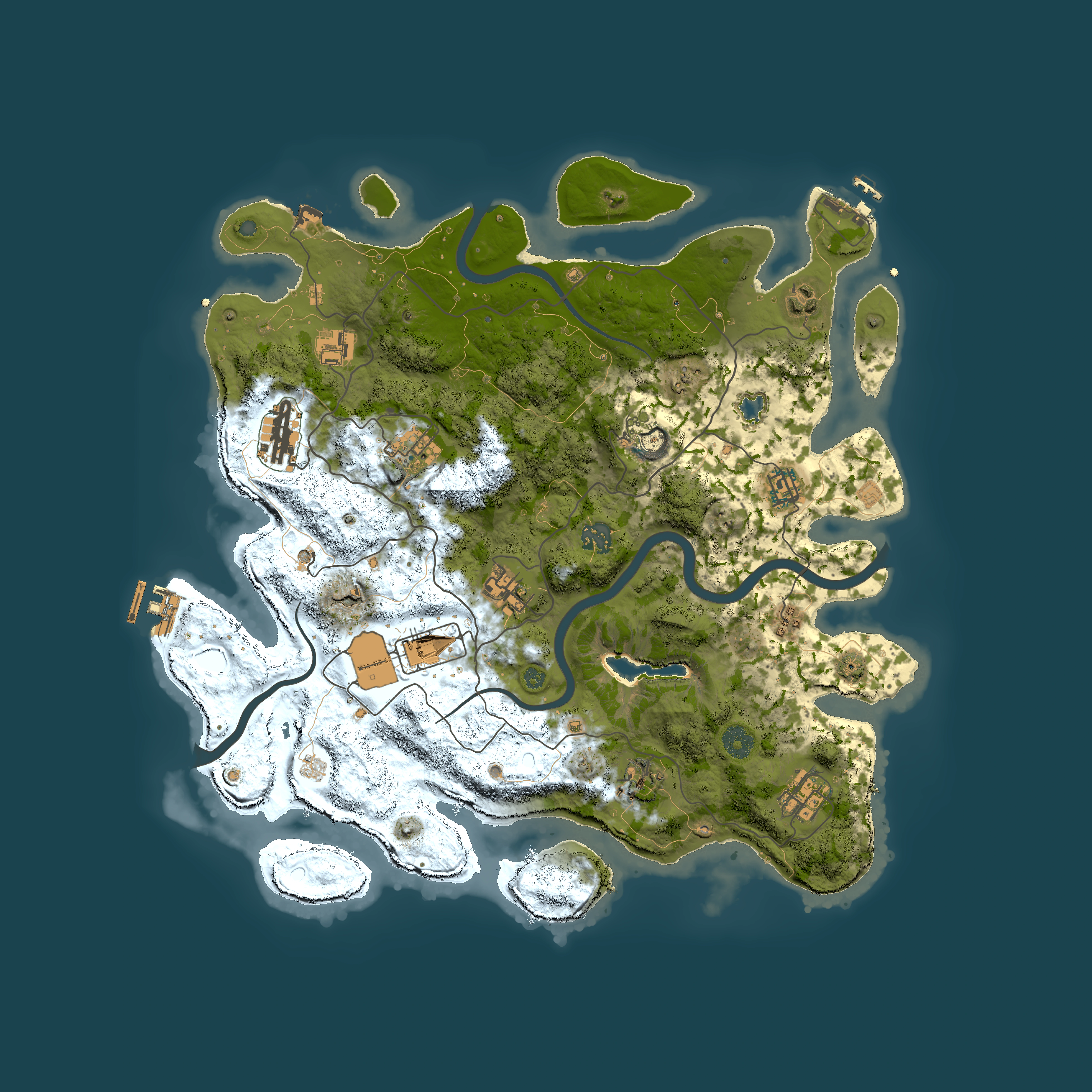 Full top-down render of Rust map seed 178524014, 4000x4000m