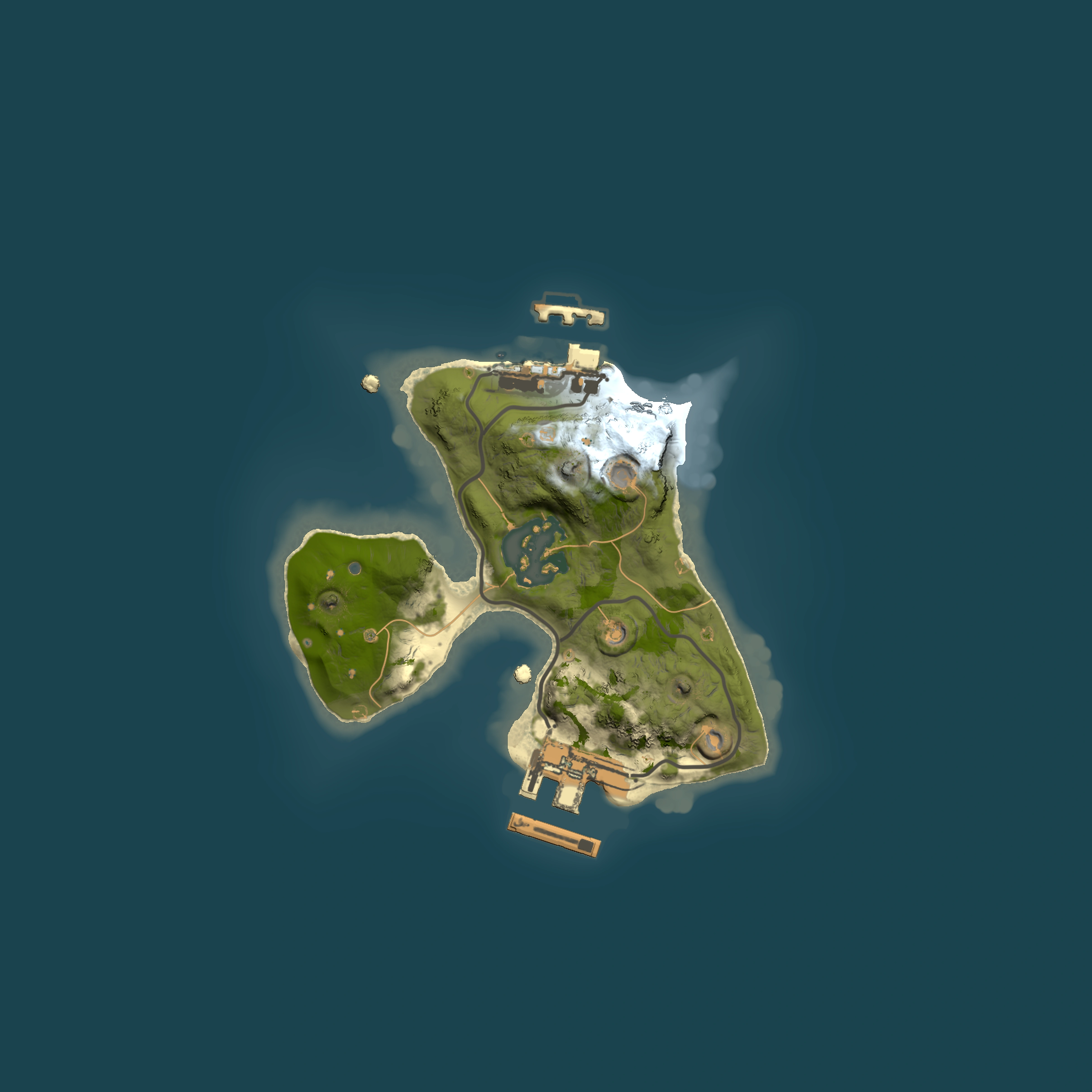 Full top-down render of Rust map seed 2006501136, 1500x1500m