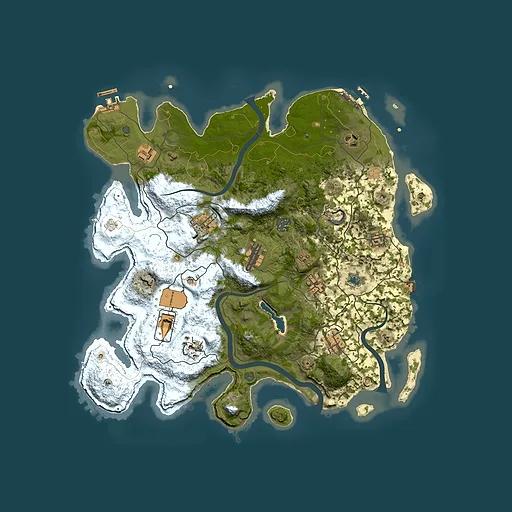 Rust map seed 47094891, 4000x4000m top-down preview