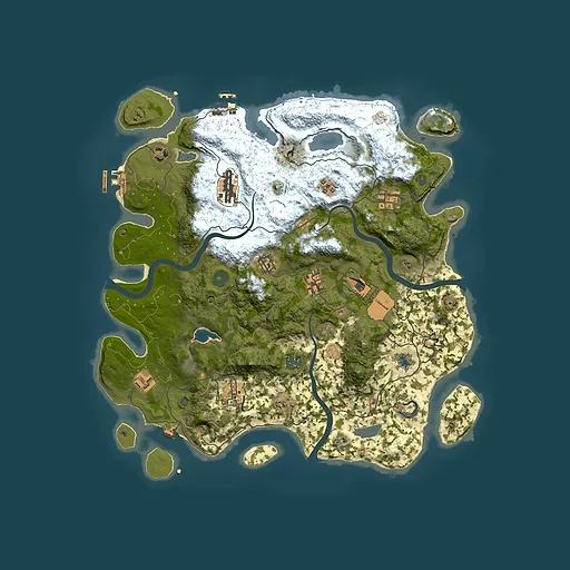 Rust map seed 105021802, 4000x4000m top-down preview