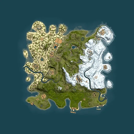 Rust map seed 1013177044, 4000x4000m top-down preview