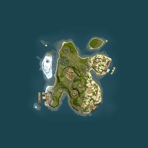 Rust map seed 486671062, 2000x2000m top-down preview
