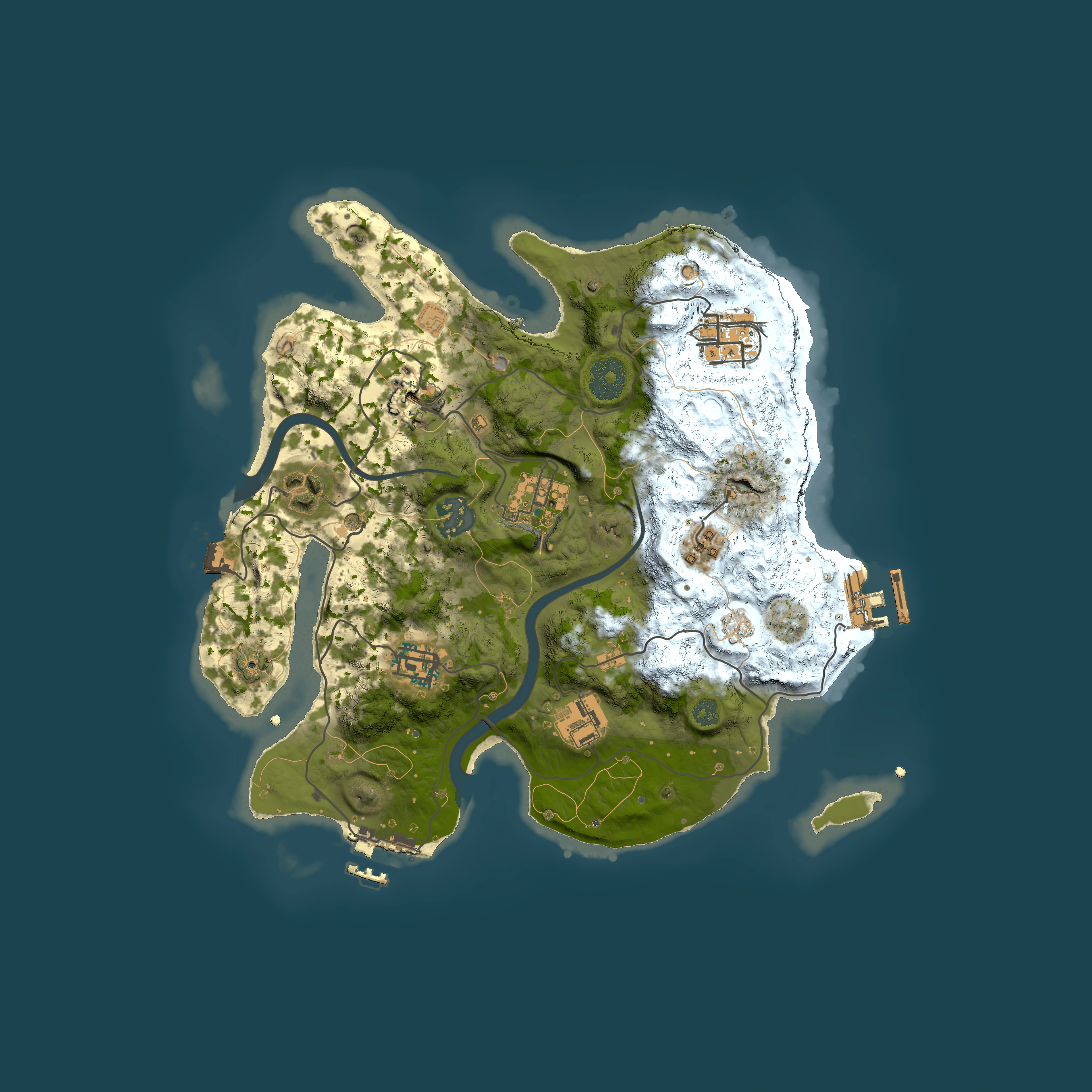 Full top-down render of Rust map seed 1856859360, 3000x3000m