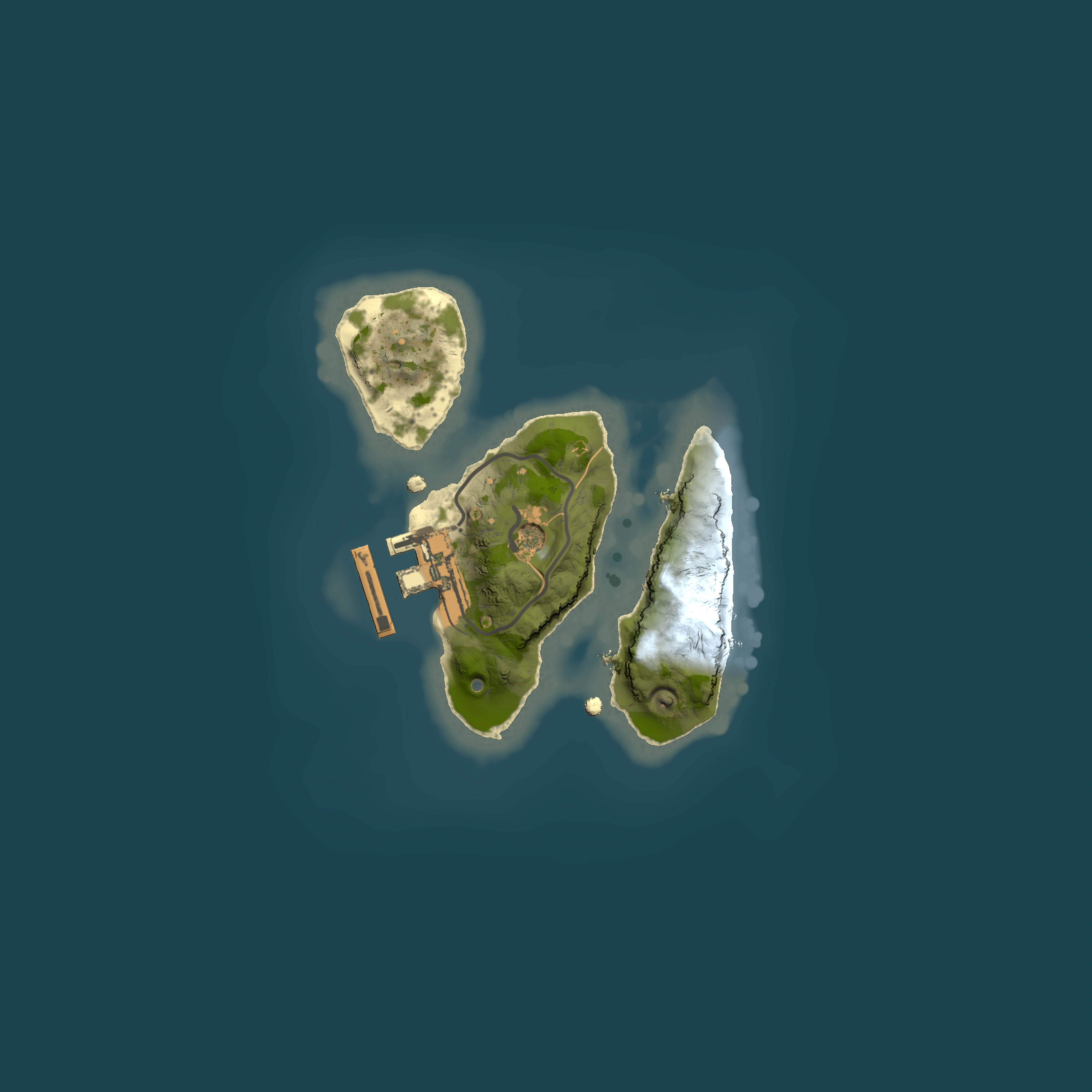 Full top-down render of Rust map seed 816668119, 1500x1500m