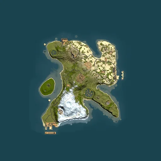 Rust map seed 704134951, 2000x2000m top-down preview