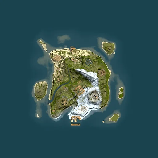 Rust map seed 930234263, 2500x2500m top-down preview