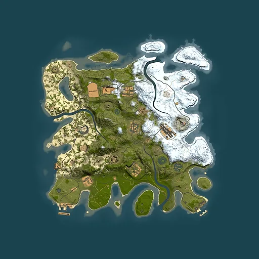 Rust map seed 473514496, 3500x3500m top-down preview