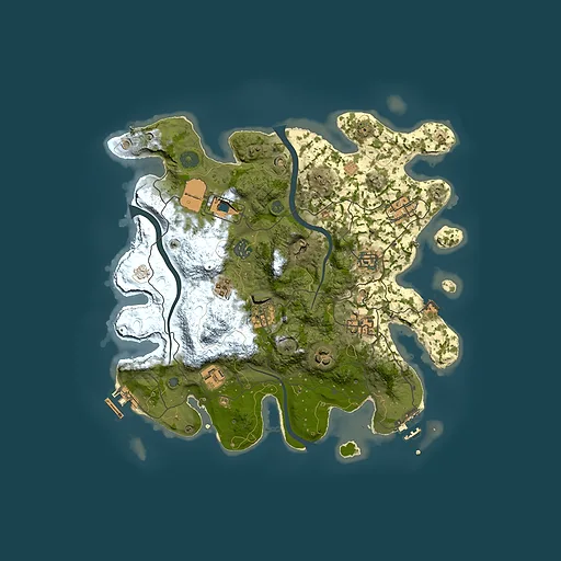 Rust map seed 2034209129, 3500x3500m top-down preview