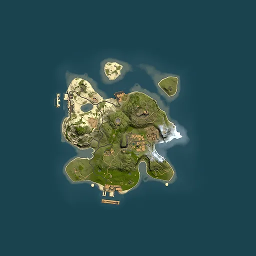 Rust map seed 1351501334, 2000x2000m top-down preview