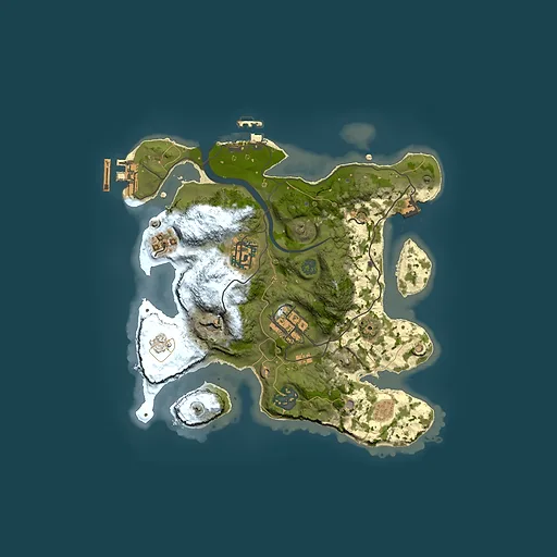 Rust map seed 1586901547, 2500x2500m top-down preview