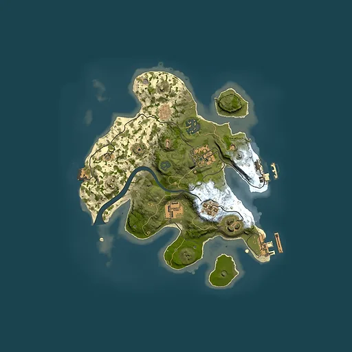 Rust map seed 1668227930, 2500x2500m top-down preview
