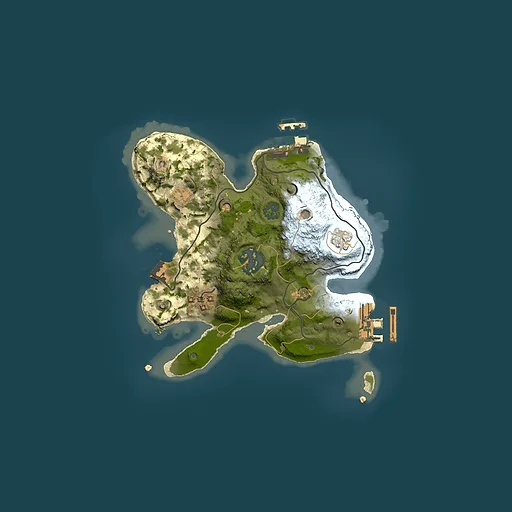Rust map seed 1705906206, 2000x2000m top-down preview
