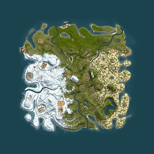 Rust map seed 1944868629, 4500x4500m top-down preview