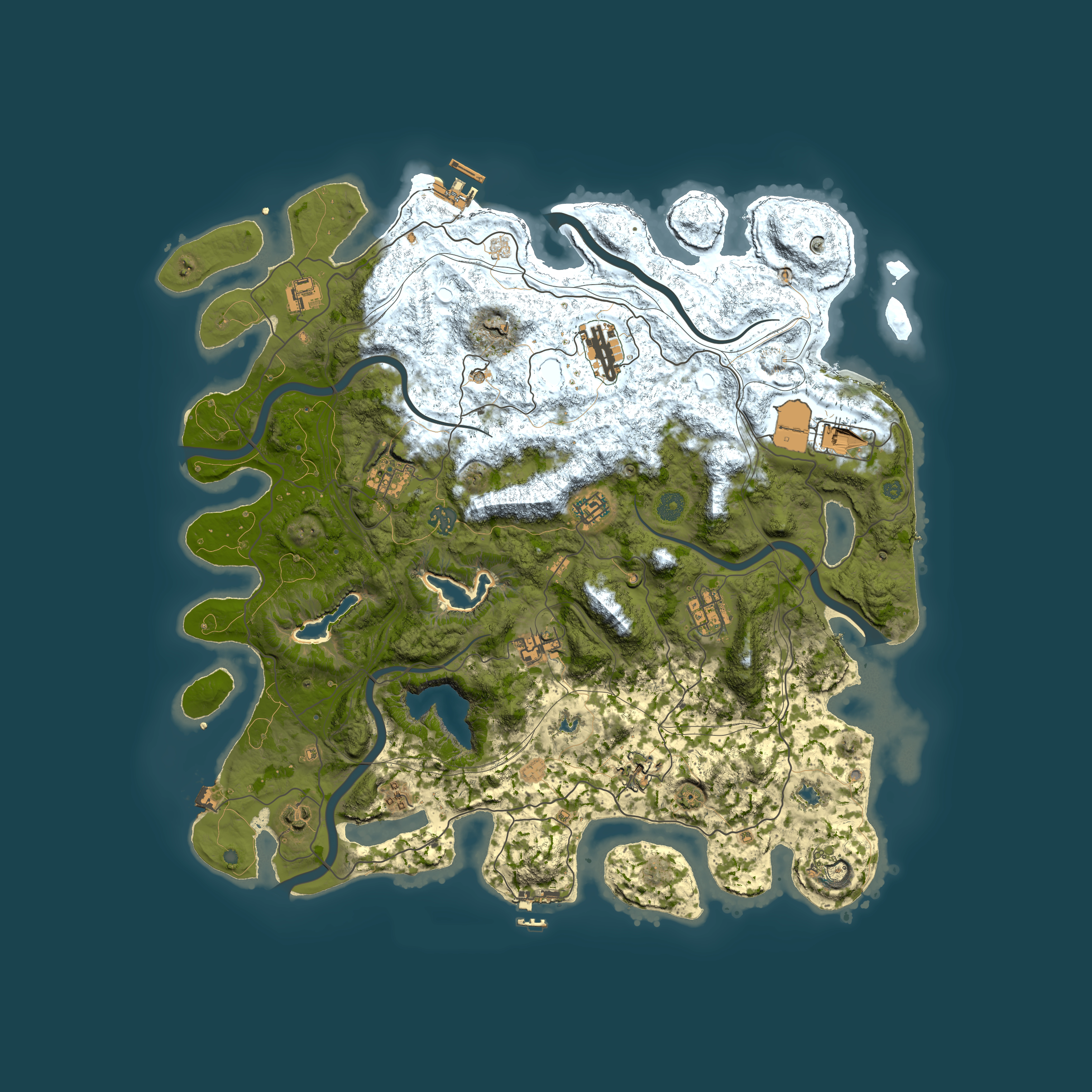 Full top-down render of Rust map seed 1848402544, 4500x4500m