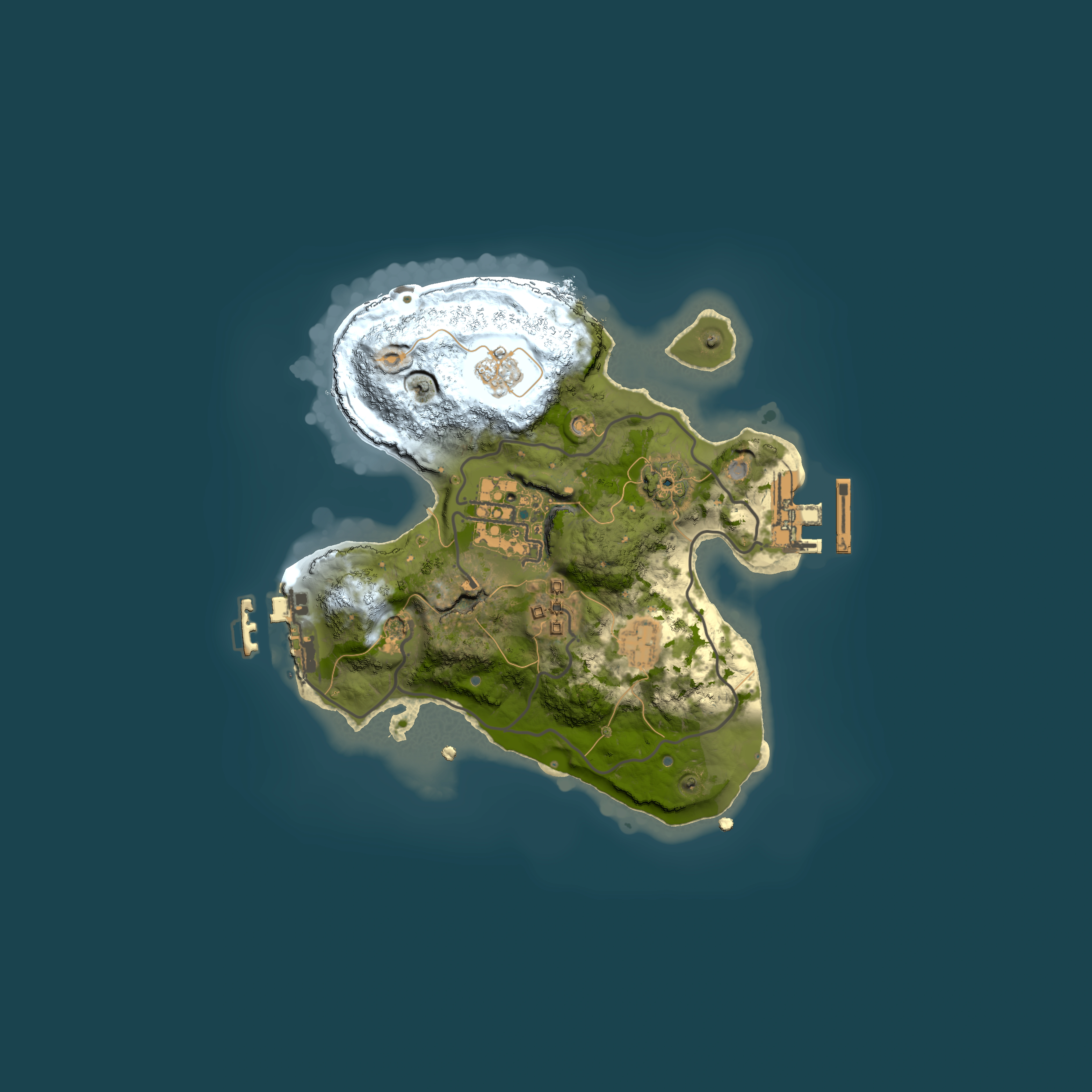 Full top-down render of Rust map seed 296200097, 2000x2000m