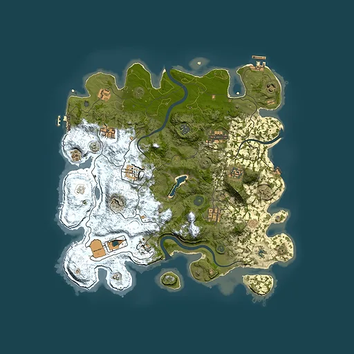 Rust map seed 747508210, 4000x4000m top-down preview