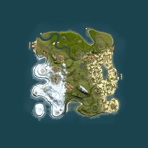 Rust map seed 440601163, 3000x3000m top-down preview